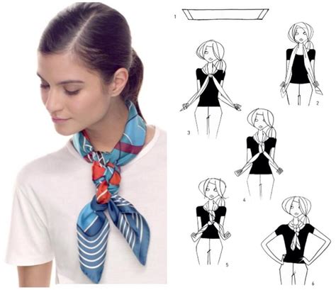 knotting a scarf the hermes way|how to tie a scarf.